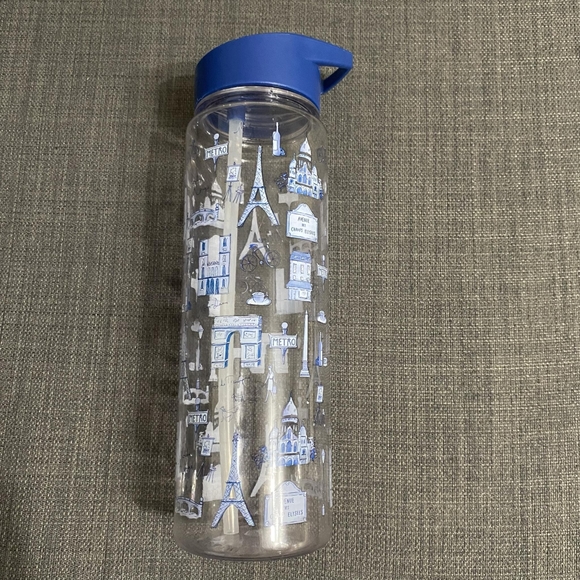 Milly Green Sporty Water Bottle with Travel Landmarks 750mL - Picture 3 of 5